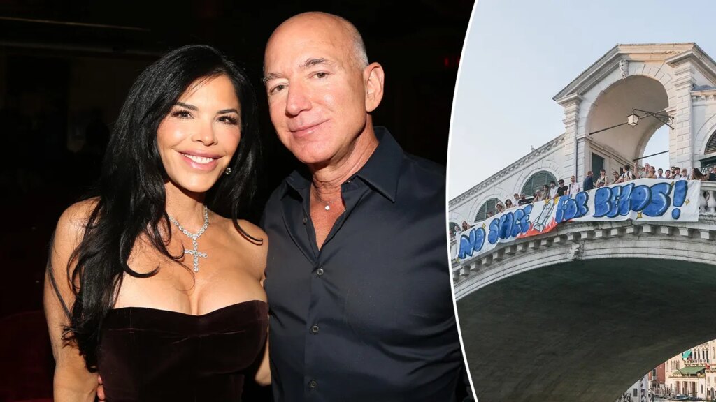 Venetians protest Bezos and Sánchez wedding as mayor welcomes event