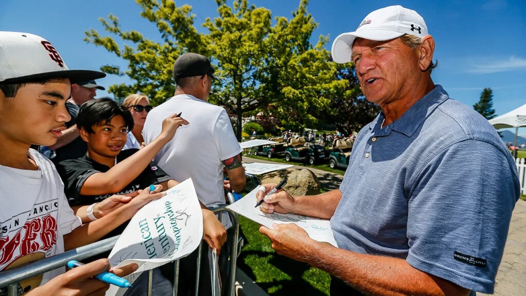 Joe Theismann speaks ahead of American Century Championship Joe Theismann speaks ahead of American Century Championship