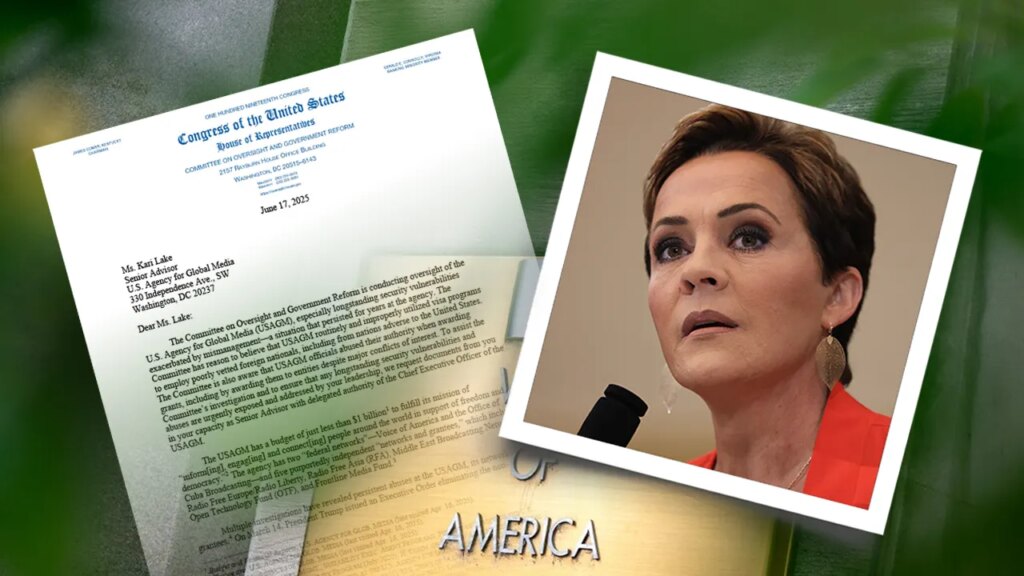 Democrats clash with USAGM senior advisor Kari Lake over plans to gut operations