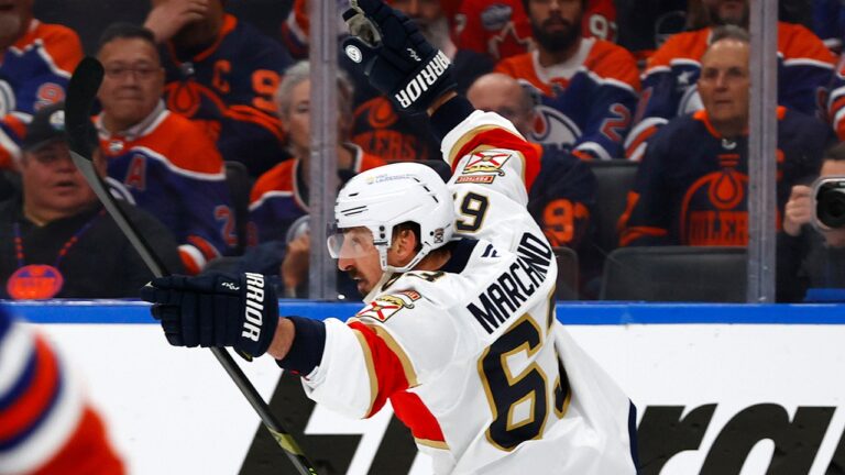 Marchand’s double-OT goal gives Panthers win over Oilers in Game 2