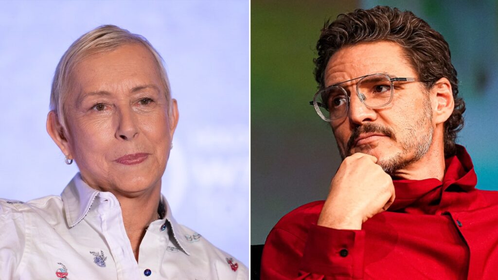 Pedro Pascal faces criticism from Martina Navratilova Pedro Pascal faces criticism from Martina Navratilova