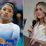 Simone Biles, Riley Gaines spar over transgender athletes