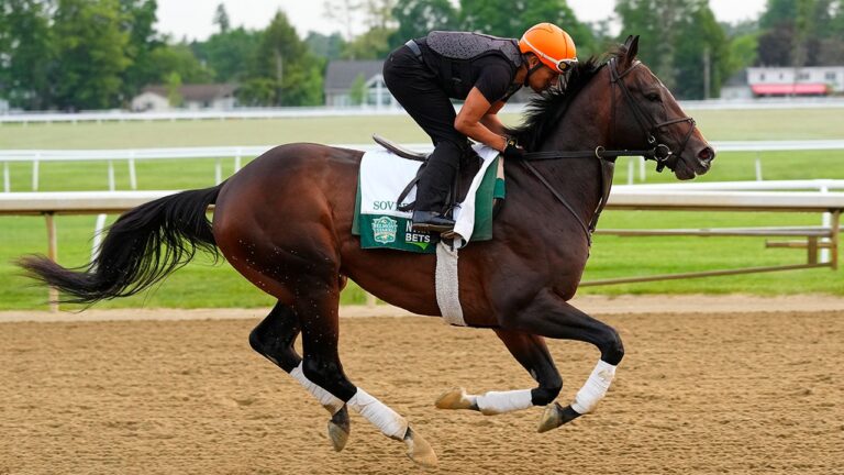 Sovereignty wins 157th Belmont Stakes, racing past Journalism for win