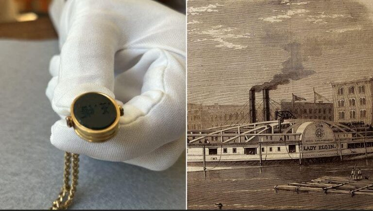 Pocket watch from 1860 Lake Michigan shipwreck returned to British politician’s hometown