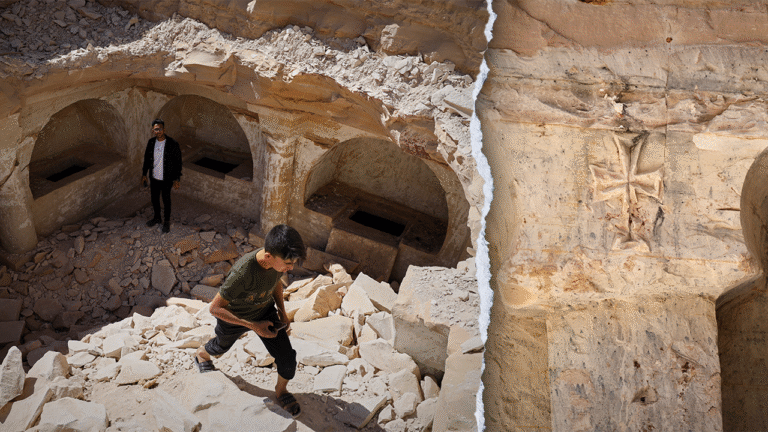 Abandoned house in Syria reveals ancient Christian tomb complex below the surface