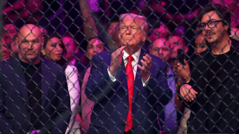 UFC fans have mixed feelings on Trump ahead of his appearance at the match