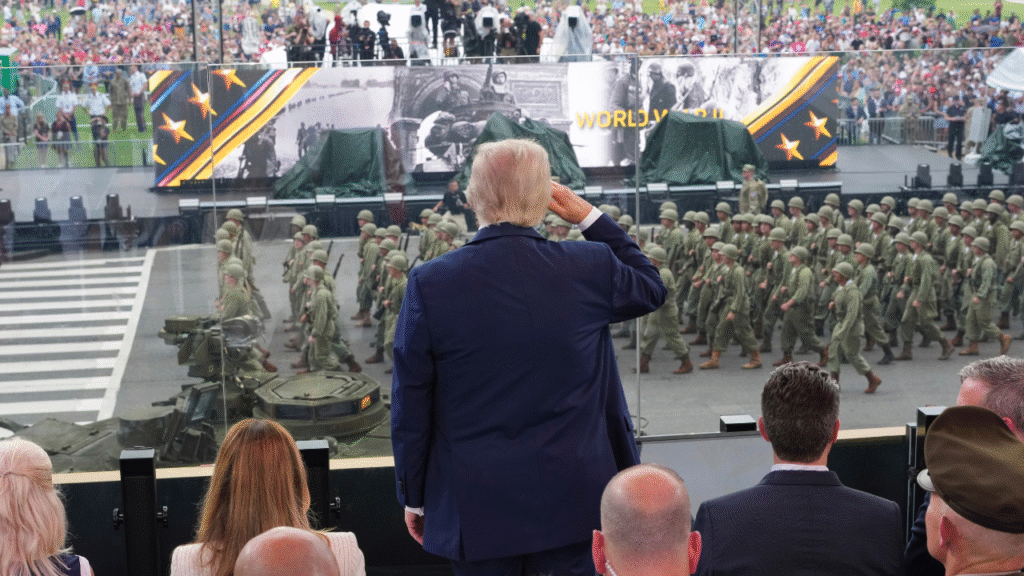 Here are the top photos from Trump’s 250th Army celebration
