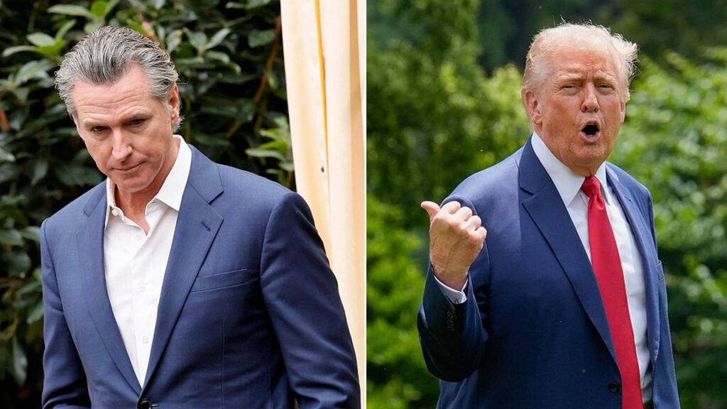 President Donald Trump responds to Newsom’s claim he did not call him President Donald Trump responds to Newsom’s claim he did not call him