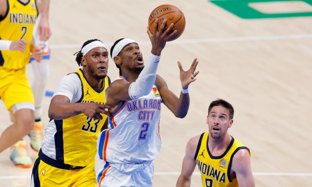 Thunder beat Pacers in Game 5 of NBA Finals, on bring of first championship Thunder beat Pacers in Game 5 of NBA Finals, on bring of first championship