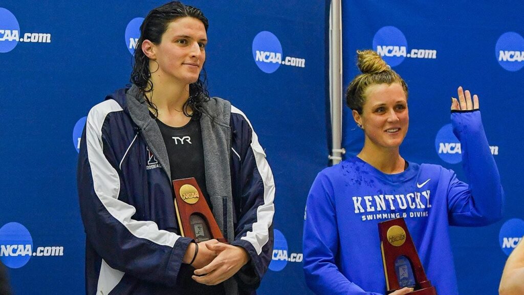 Riley Gaines calls on NCAA to void transgender swimmer’s national title