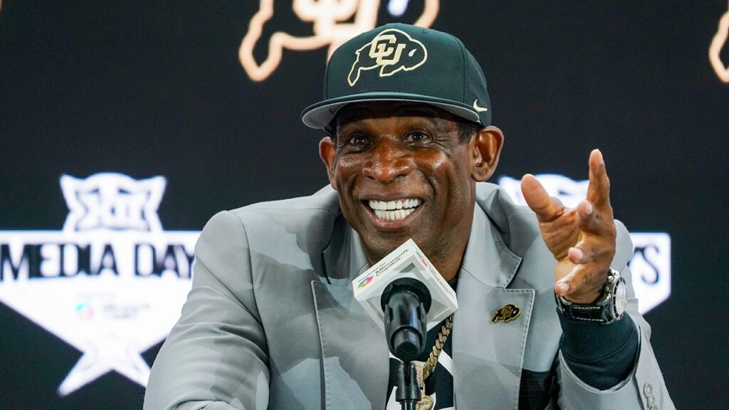 Deion Sanders focusing on Colorado team, not health at Big 12 event