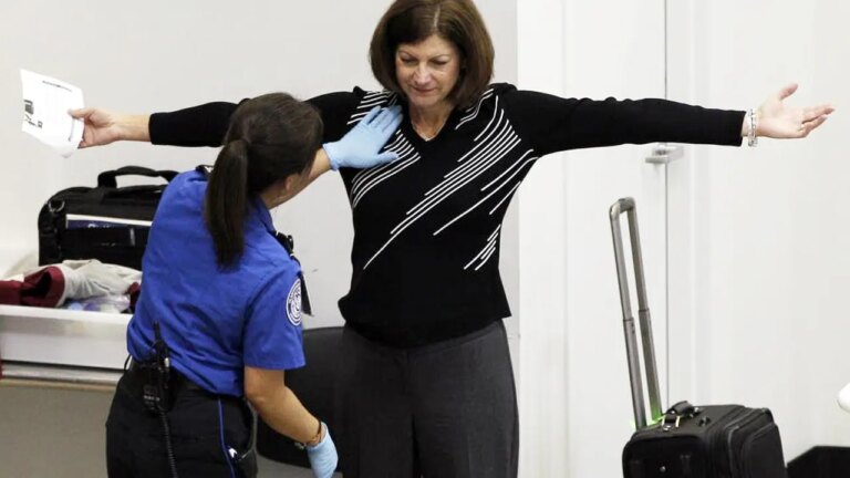 Body moisture can trigger security alarms at airports, TSA spokesperson confirms