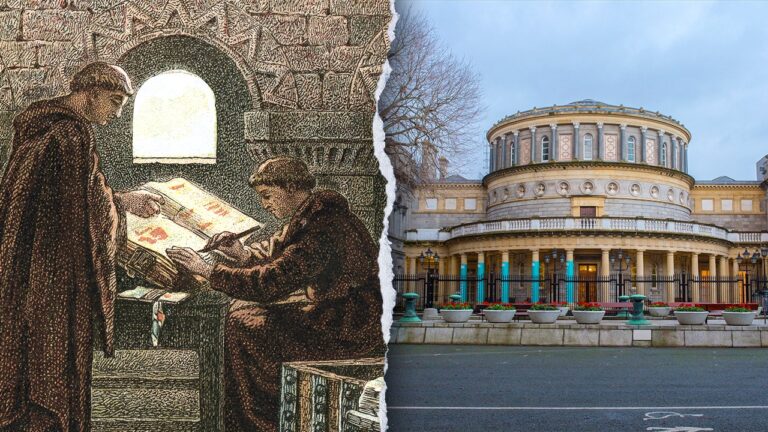 Medieval monk scribbles about hangovers, weather plus Vikings on display in Ireland