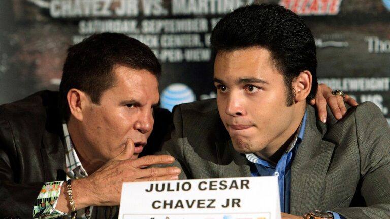 Julio César Chávez comes to defense of his son after immigration arrest
