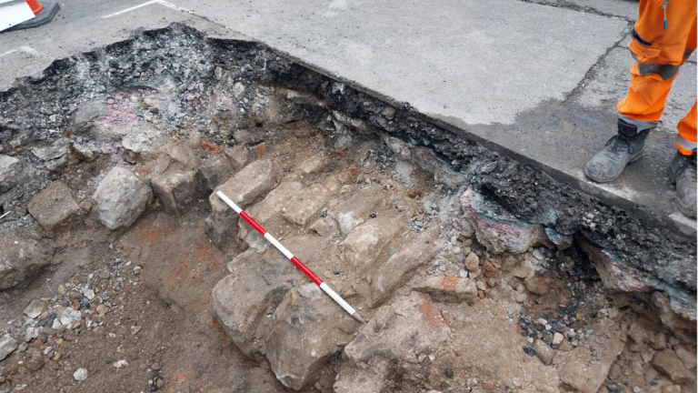 Dramatic sinkhole in York reveals remnants of large medieval St Leonard’s Hospital