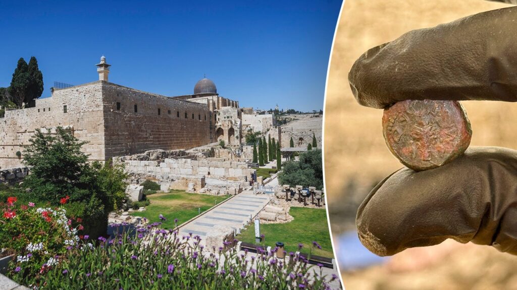 2,000-year-old coin from Jewish rebels discovered in Jerusalem excavation