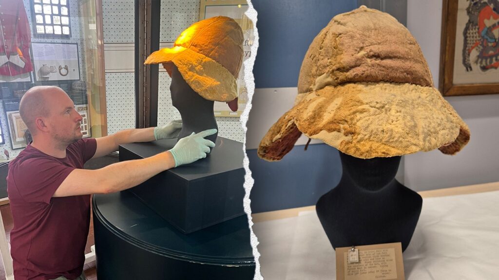 Ancient Egyptian sun hat is displayed for first time, 115 years since its discovery Ancient Egyptian sun hat is displayed for first time, 115 years since its discovery