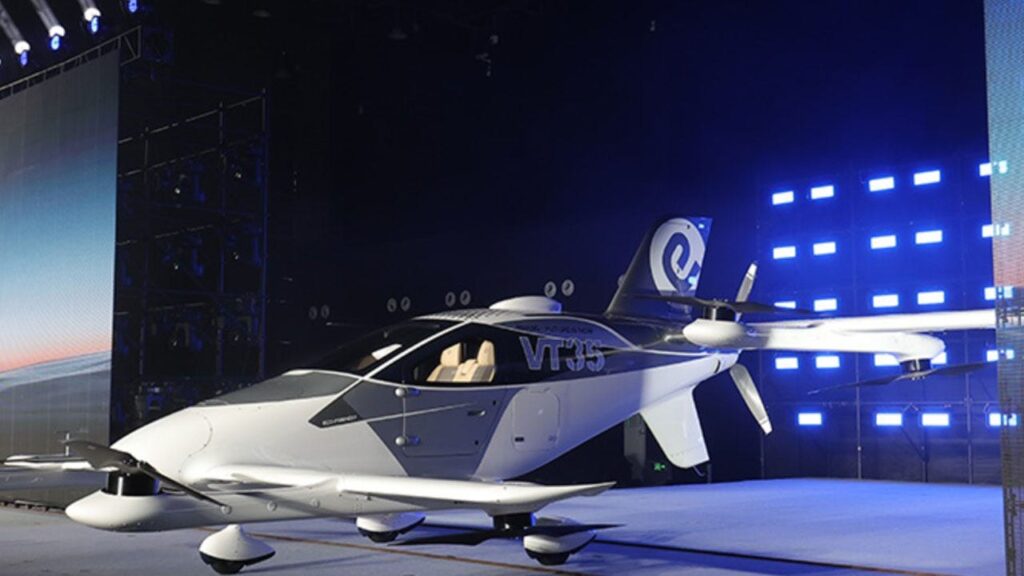 China’s pilotless flying taxi can travel over 100 miles on single charge