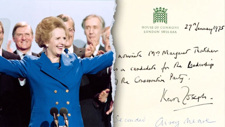 Margaret Thatcher document found in garage heads to auction for 5K