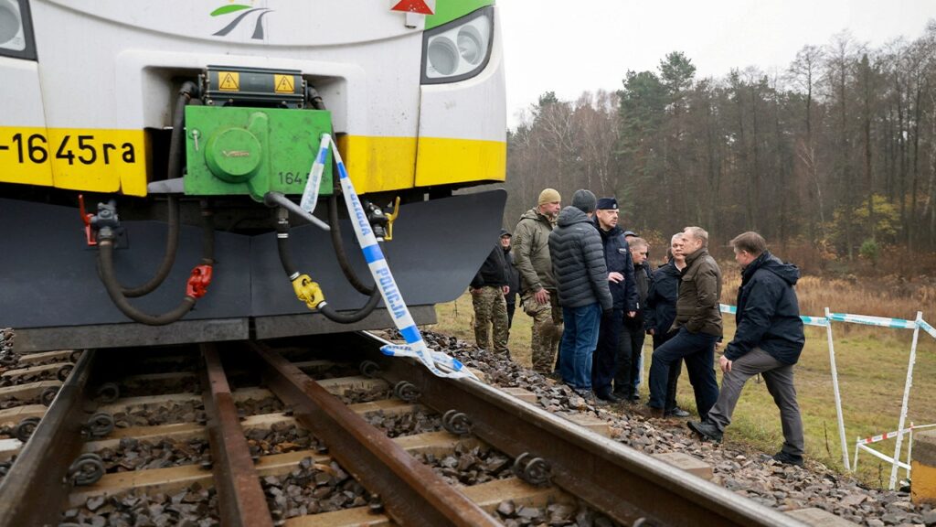 Poland accuses Russian intelligence services of railway sabotage attack