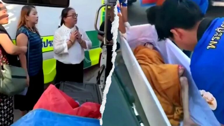 Thai woman knocks from inside coffin after being brought to temple for cremation