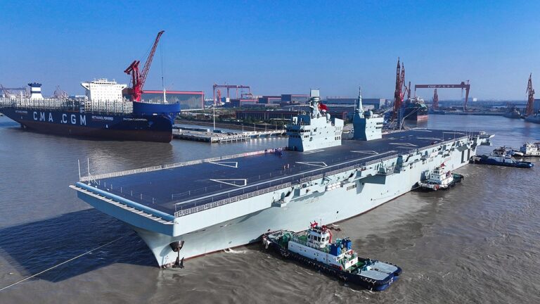 China tests new Sichuan Type 076 amphibious assault ship during sea trials