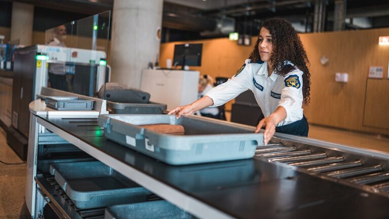 Online video going viral sparks heated debate over airport security bin stacking