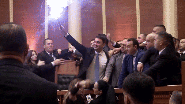 Albania parliament erupts as lawmakers demand deputy PM corruption vote