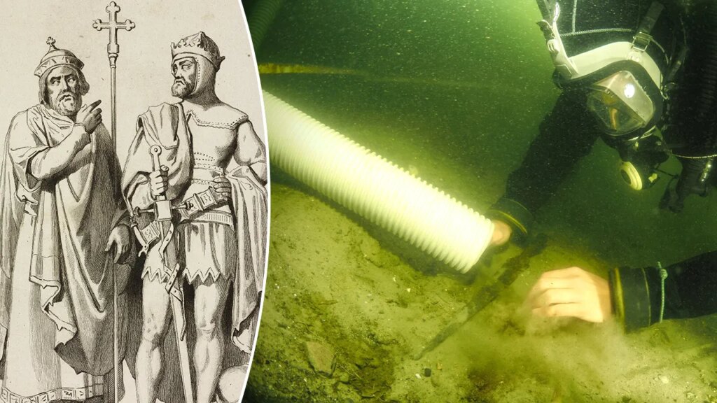 Medieval weapons linked to Poland’s first rulers discovered in lake