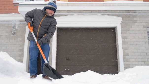 Cardiologists warn people over 45 to use caution when shoveling snow