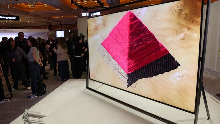 Samsung debuts 130-inch Micro RGB TV display technology at CES 2025